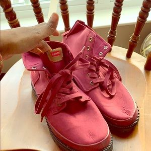 Maroon Levi Boots